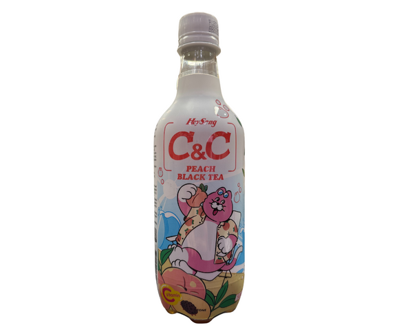 HEYSONG C&C Peach Black Tea Sparkling Drink/500ml